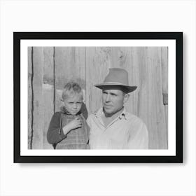 Father And Son Who Will Be Resettled On Transylvania Project, Louisiana By Russell Lee Art Print