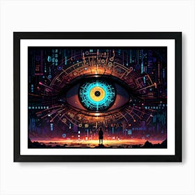 Eye Of The Future Art Print