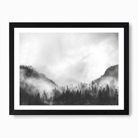 Moody Clouds IV Art Print