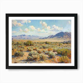 Western Landscapes Mojave Desert Nevada 4 Art Print