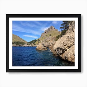 Cliffs Of Ibiza With Clouds (Spain Series) Art Print
