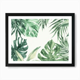 Tropical Leaves 132 Art Print