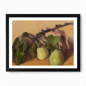 Melo Velo Pears Art Print