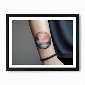 Zen Circle Tattoo Art Print