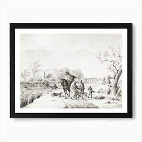 Landscape With Figures In The Storm, Jean Bernard Art Print