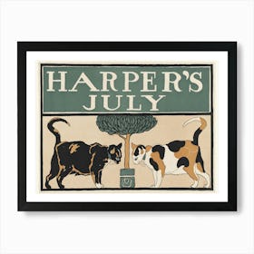 Harper's July By Edward Penfield (2) Art Print