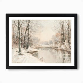 Winter Scene Art Print