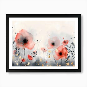 Poppies Canvas Print Art Print