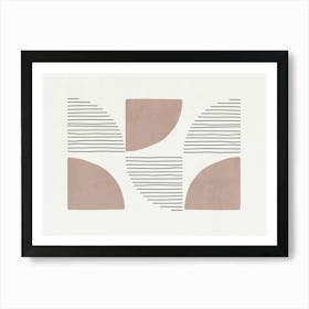 Abstract Art - Nude 01 Art Print