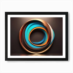 Abstract Spirals Art Print