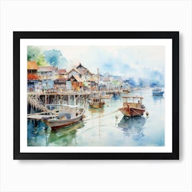 Thailand Landscape  Art Print