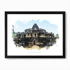 Baphuon, Temples Of Angkor, Cambodia Art Print