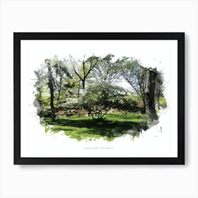 Doctors’ Garden, Sofia, Bulgaria Art Print