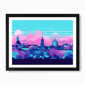 Helsinki Skyline Art Print