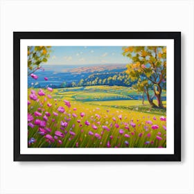 Poppies In The Meadow 1 Art Print
