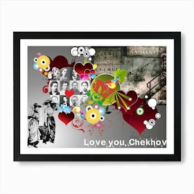 Love You, Chekhov Art Print