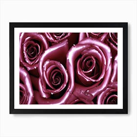 Purple Roses 3 Art Print