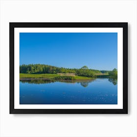 Lake - Lake Stock Videos & Royalty-Free Footage Art Print