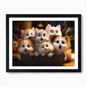 Lovely kittens are waiting for you 1 Art Print