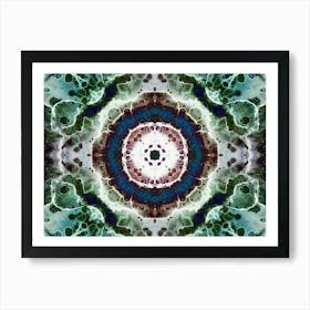 Watercolor Abstraction Green Art Print