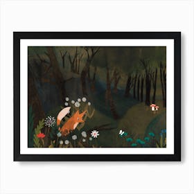 Woodland in Summer Art Print