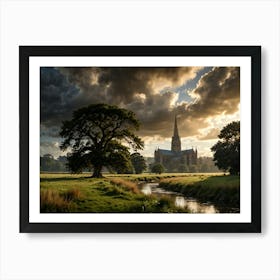 Salisbury Cathedral 3 Art Print