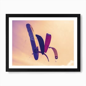 Beach Kite_2 Art Print