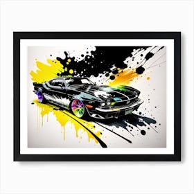 Car Painting 4 Art Print