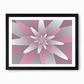 Pink Floral Art Print