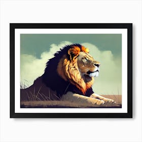Lion king 11 Art Print