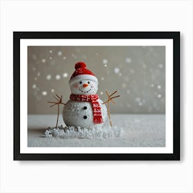 Snowman 1 Art Print