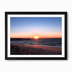 Sunset At The Beach in Menemsha (Martha’s Vineyard Series) Art Print