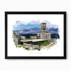 Gjirokastra Castle, Gjirokastra, Albania Art Print