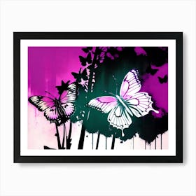 Butterfly Painting 106 Art Print