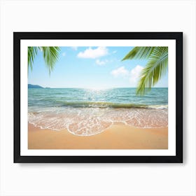 Sand Ans Sun Art Print