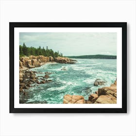 Rocky Shores Of Maine - Acadia National Park Art Print