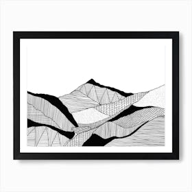 Snowdon Mountain Art Print