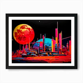 Futuristic City Art Print