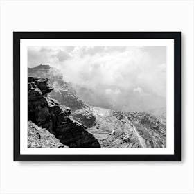 View of mountains in Yemen Art Print