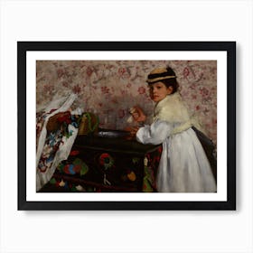 Mademoiselle Hortense Valpinçon, Edgar Degas Art Print