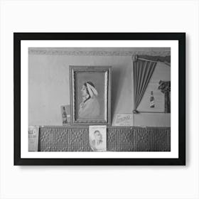 Decoration In Poolroom In Dickens, Iowa By Russell Lee Art Print