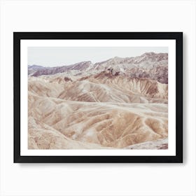 Death Valley Mountains Art Print