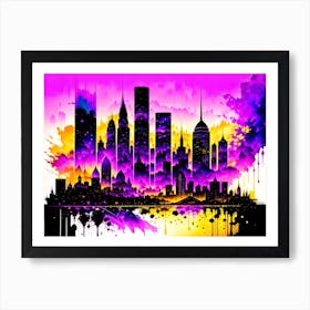 New York City Skyline 2 Art Print