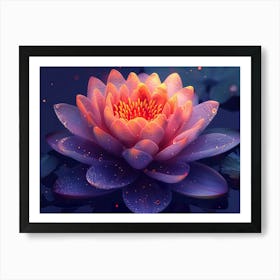 Lotus Flower 2 Art Print