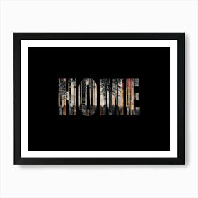 Home Poster Vintage Forest Photo Collage 8 Affiche