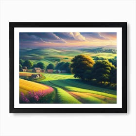 Landscape Painting 186 Art Print