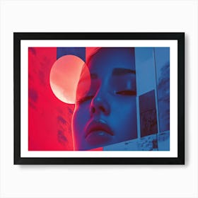 Abstract Portrait Of A Woman 11 Art Print