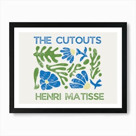 Henri Matisse Inspired Cutout Art Print