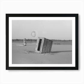 Remnants Of Building Deposited By 1937 Flood In New Madrid Bird S Point Fuse Plug Levee District By Russell Lee Art Print