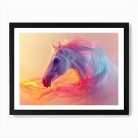 Hd Horse Wallpaper Art Print